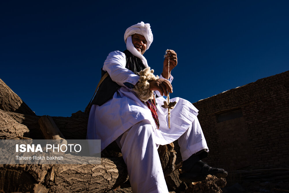 یکی از اهالی روستای «مسک» در شهرستان «درمیان» - خراسان جنوبی