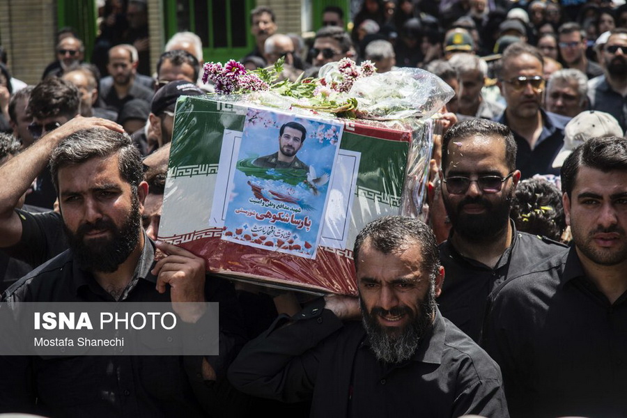 تشییع پیکر مطهر شهید «پارسا شکوهی شورمستی» - قائمشهر