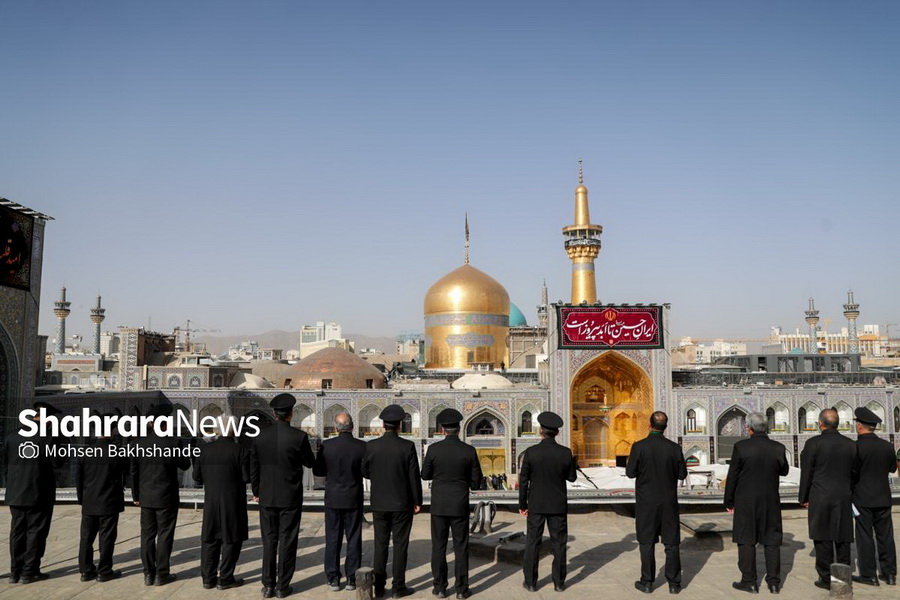 آیین سنتی «صلا» در حرم مطهر رضوی هم‌زمان با نخستین روز از ماه محرم