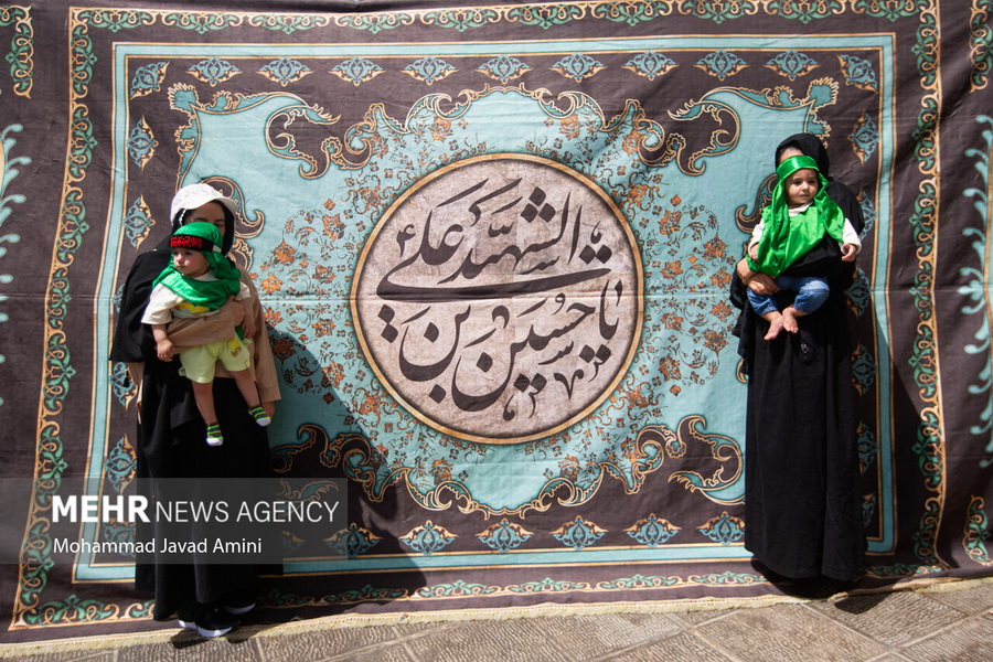 مراسم «شیرخوارگان حسینی» در قزوین