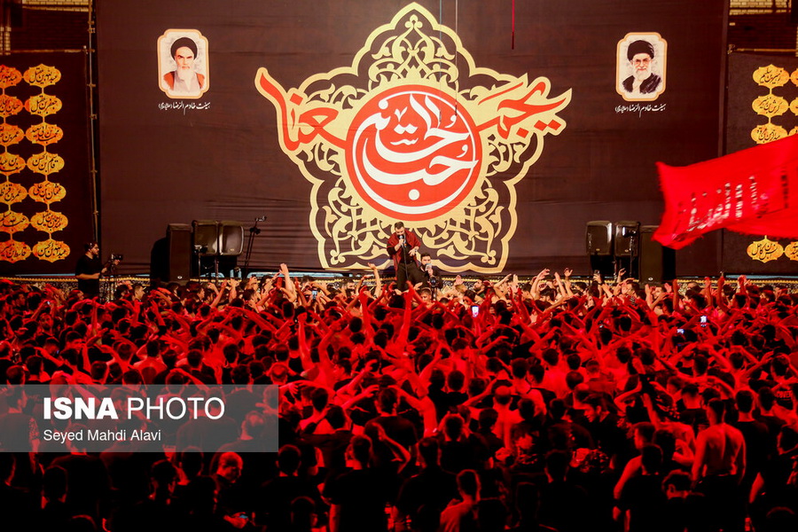 عزاداری دهه اول محرم در هیئت خادم الرضا قم