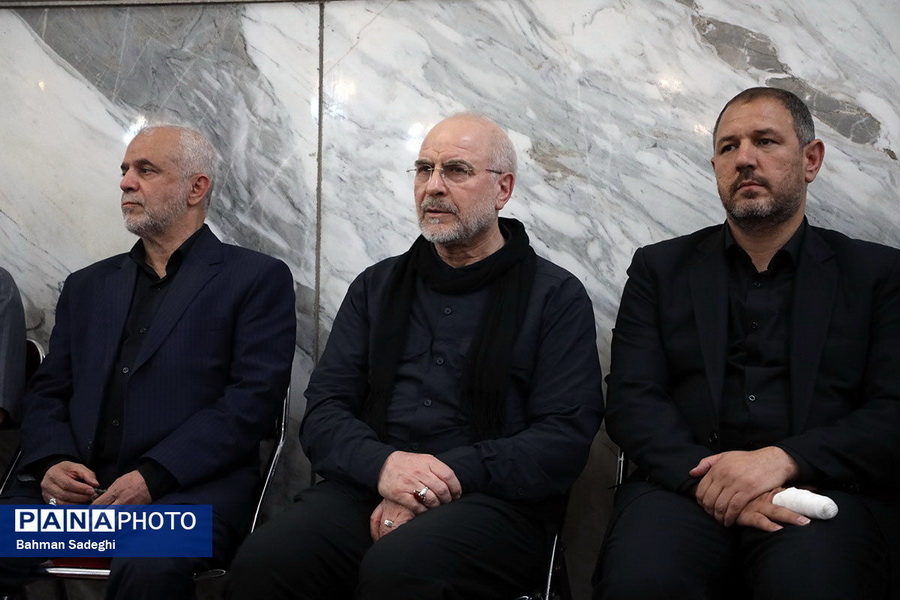 حضور رئیس مجلس در مراسم بزرگداشت شهید سرلشکر محمد کاظمی