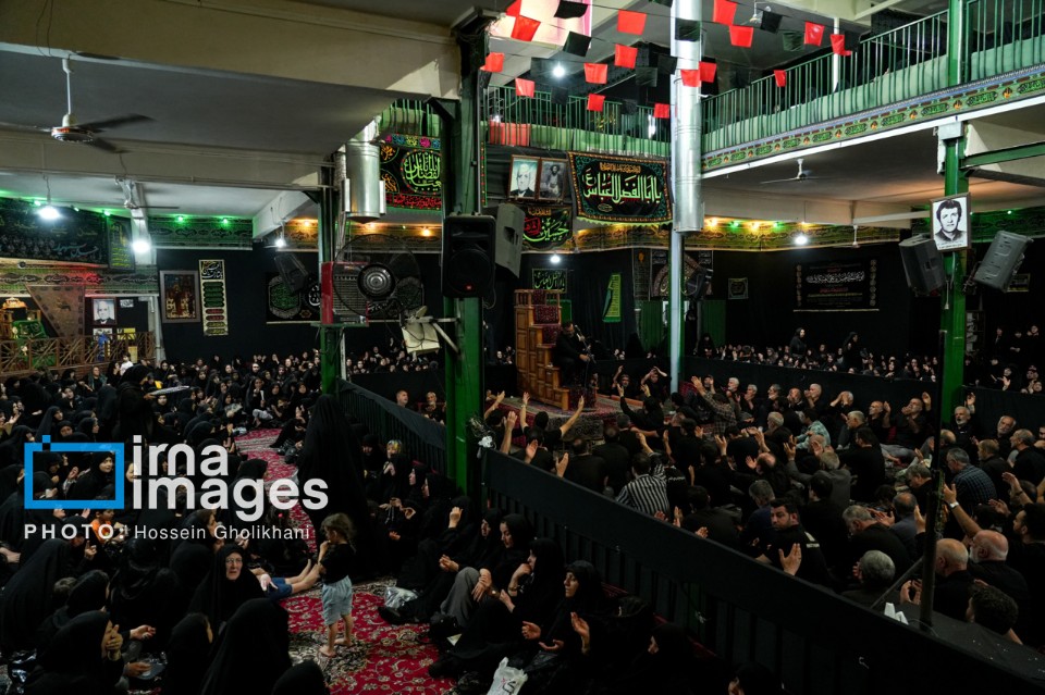 عزاداری در حسینیه آقا سید جمال قزوین