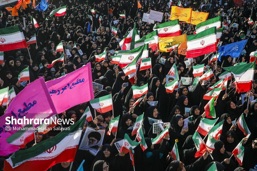 راهپیمایی روز ملی عفاف و حجاب در مشهد