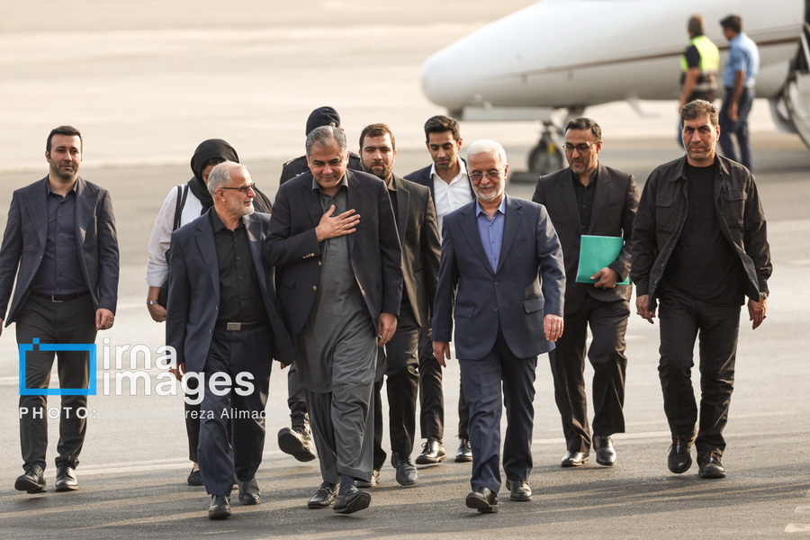 ورود وزیر کشور پاکستان به تهران