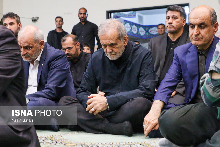 مسعود پزشکیان، رئیس جمهور در یادواره شهدای گیلانی حملات رژیم صهیونیستی