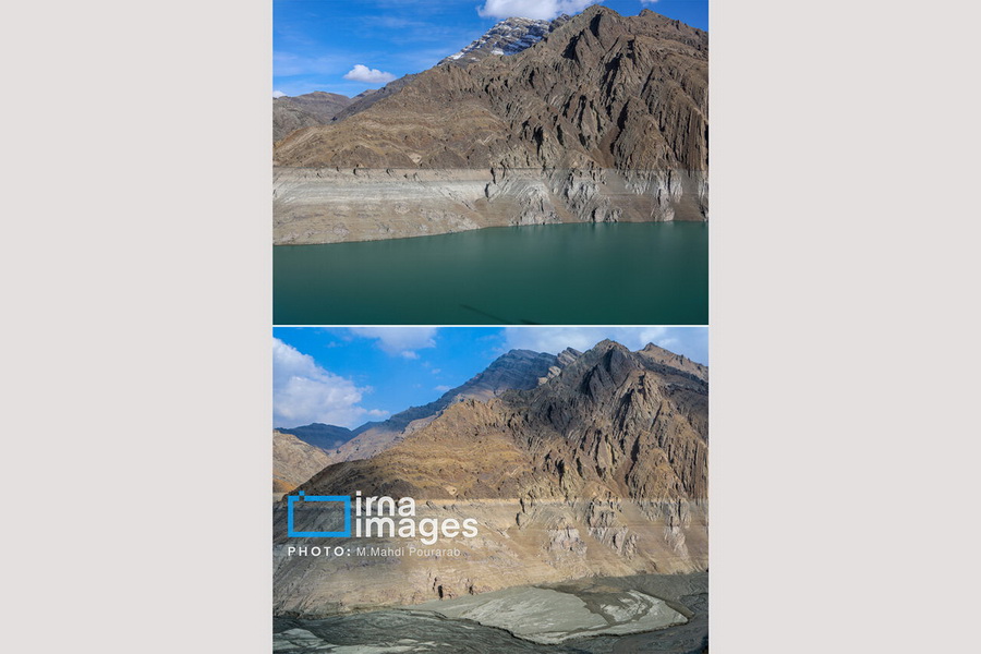 خشک‌ترین وضعیت سد کرج در یک دهه اخیر