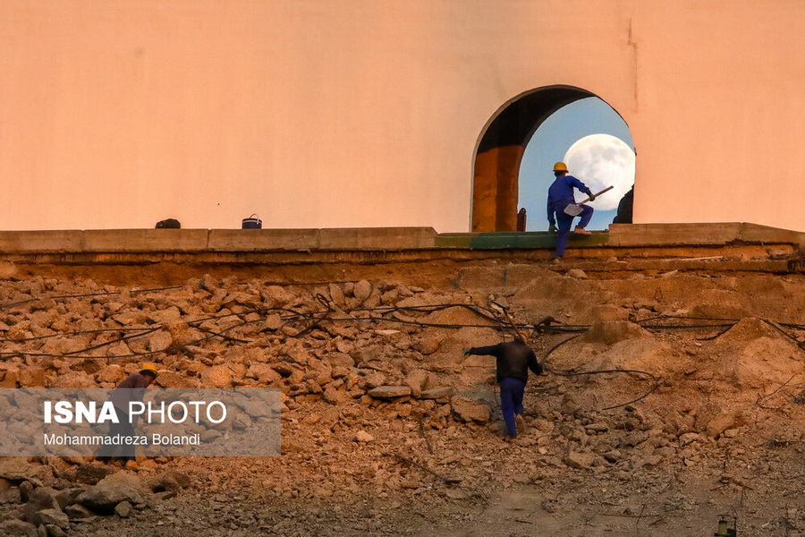 آخرین روند بازسازی ورزشگاه آزادی