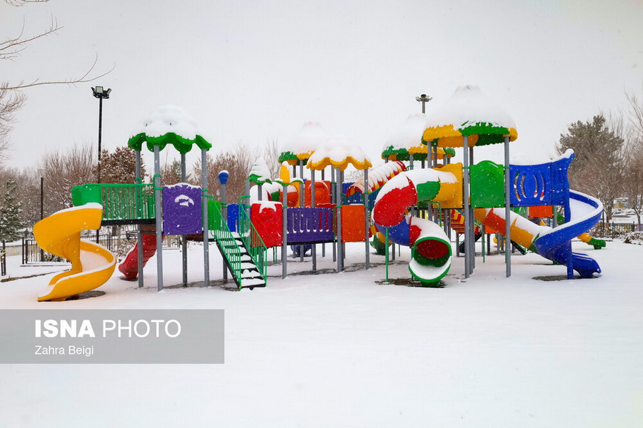 بارش برف پاییزی در شهرکرد