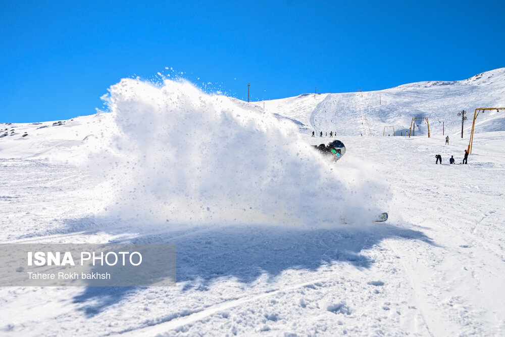 حضور اسکی بازان در پیست اسکی«پولاد کف» فارس