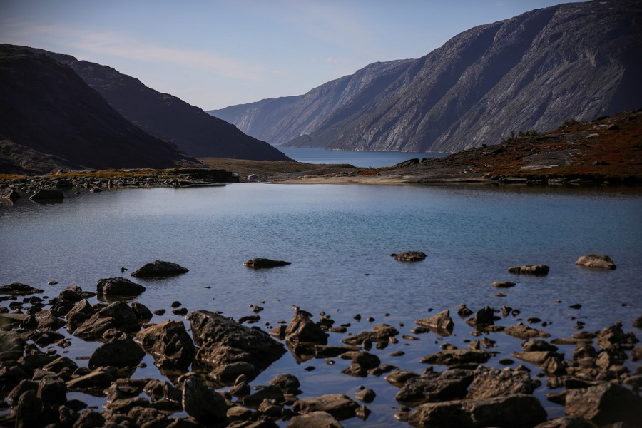  نمای کلی از منظره بیرون نووک، گرینلند