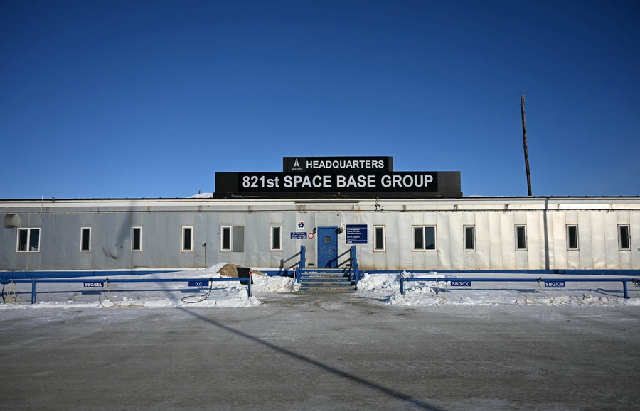  نمایی از پایگاه فضایی ارتش آمریکادر گرینلند 