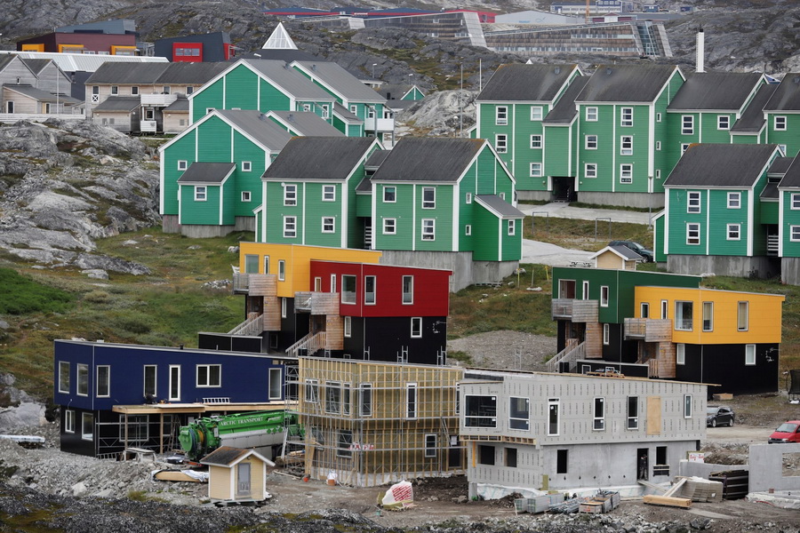  سایت‌های ساخت و ساز در  شهر نووک، گرینلند
